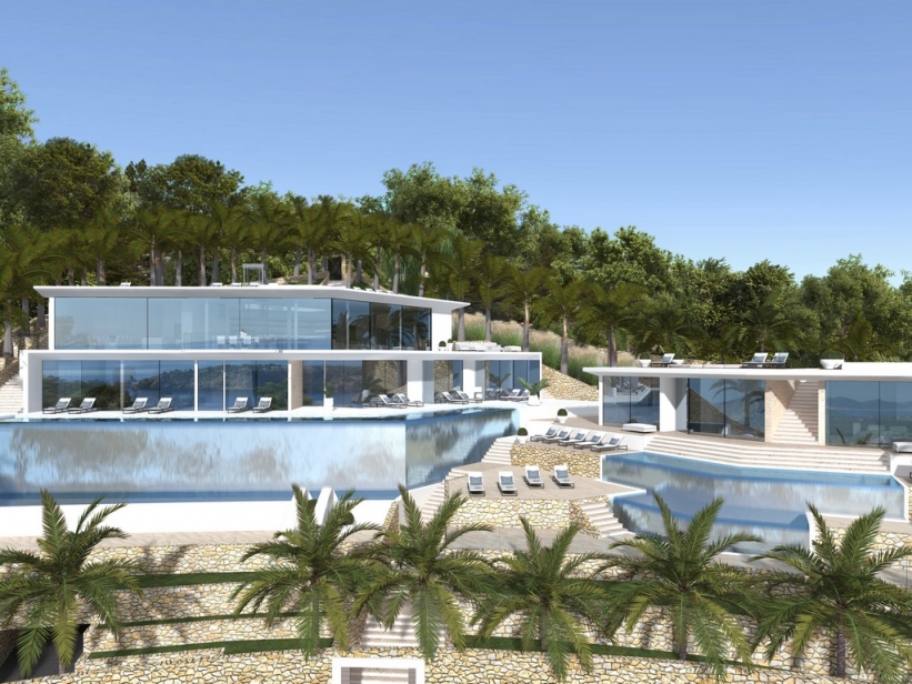 Luxury real estate project for sale in the most exclusive urbanisation of Ibiza
