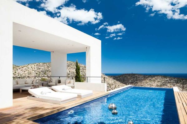 Luxury villa with four bedrooms in Roca Lisa Ibiza for sale