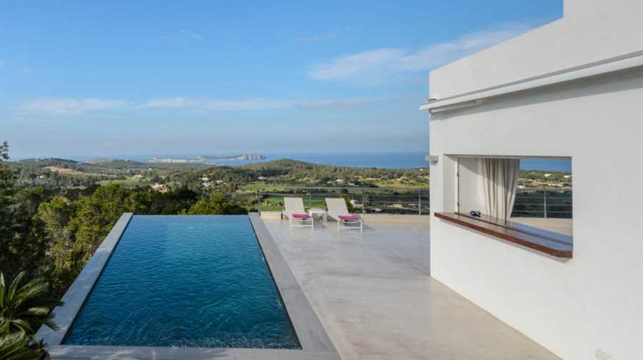 Modern villa with fantastic views in Ibiza Cala Conta