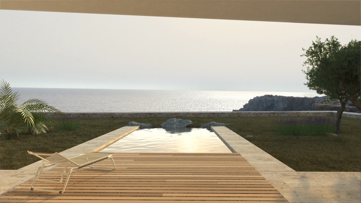 Project for sale in Cala Martina first line to the sea Ibiza