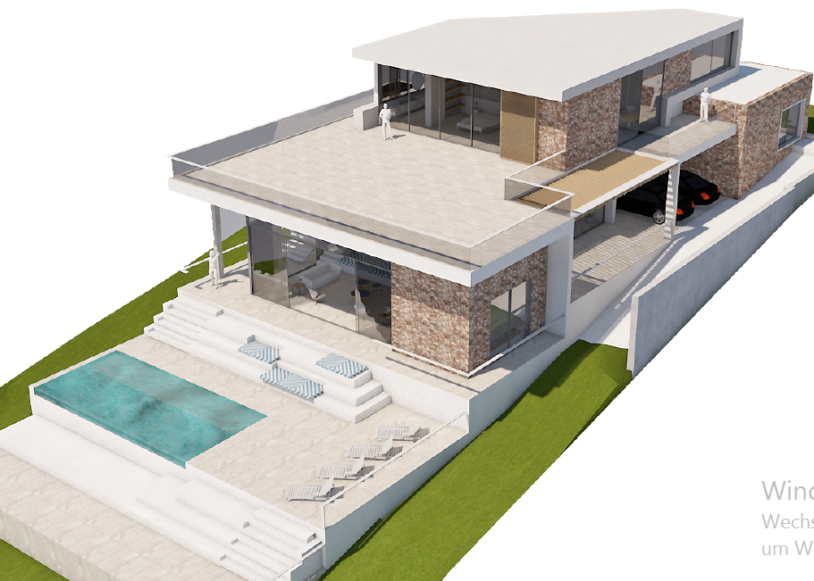 Project with licence in Vista Alegra with amazing sea views