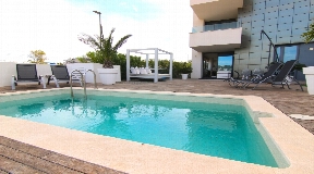 Very nice garden floor apartment with 117 m2 and private pool