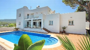 Modern Ibiza style house for sale Cala Vadella