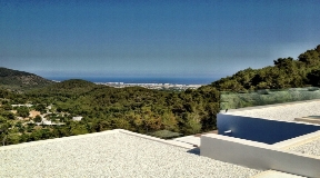Modern designer villa with fantasic views to the sea and Playa den Bossa