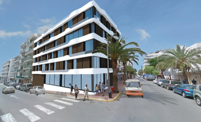 Project with license for boutique hotel in Santa Eulalia