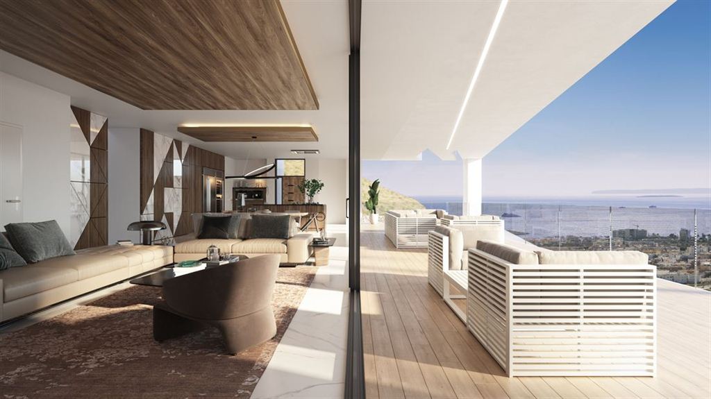 Luxury villa overlooking the Mediterranean and open views to Ibiza