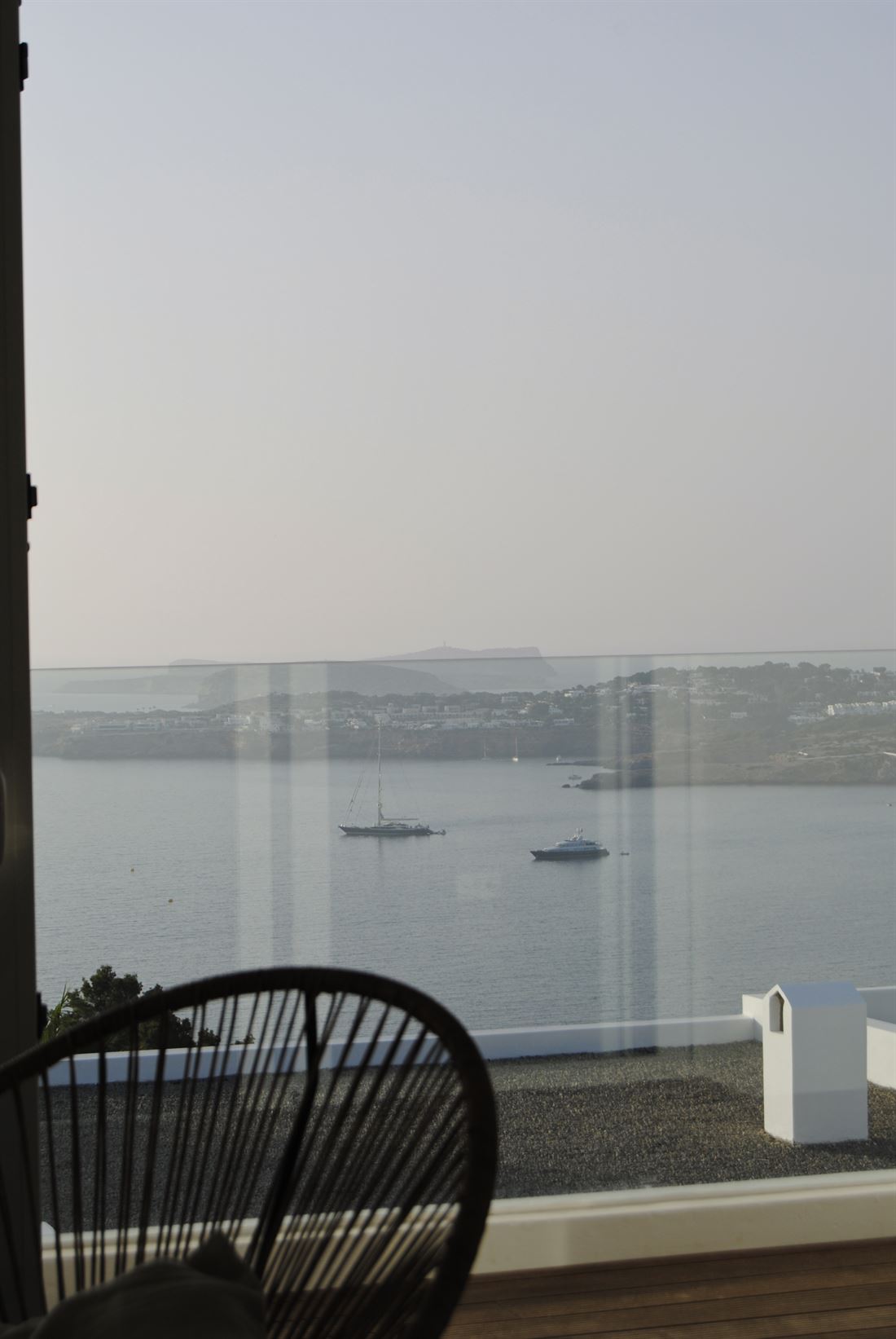 Two luxury villas with beautiful sea views over the coast of Cala Moli