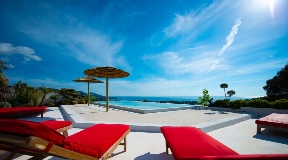 Luxury villas with fantasic sea and sunset views in Cala Tarida