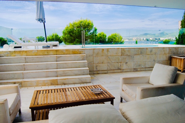 Exclusive luxurious penthouse frontline in Es Pouet with private Pool