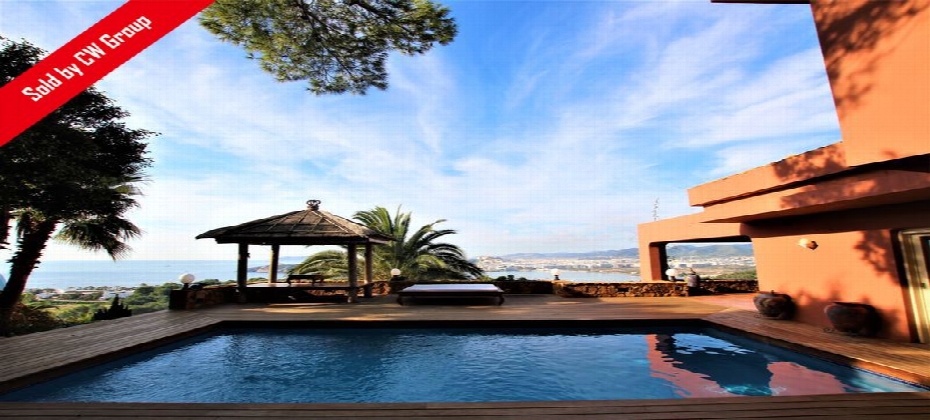 Amazing Villa with best views to Ibiza Formentera and Playa den Bossa