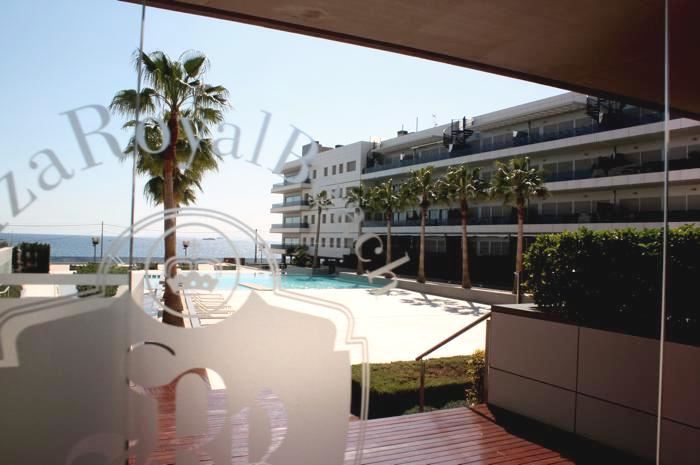 Beautiful 3 floor frontline apartment with fantastic sea views for sale in ibiza