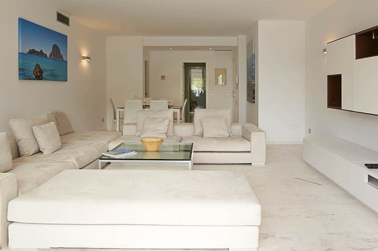 Beautiful 3 floor frontline apartment with fantastic sea views for sale in ibiza