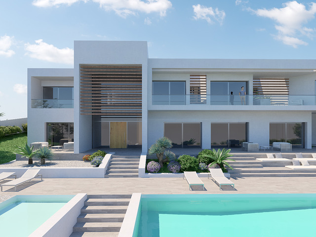Plot with 1500 m2 and license for a house of 600 m2 in Ibiza