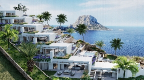 Fantastic villas with sea and Es Vedra views for sale