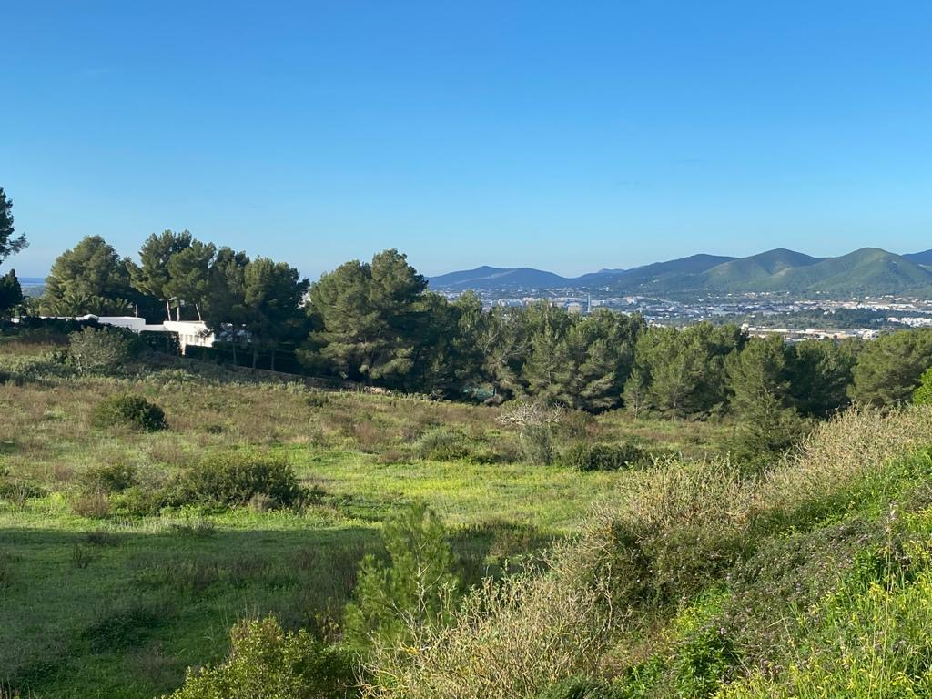 Plot of 17.000 m² with spectacular panoramic views over the sea and the green hills