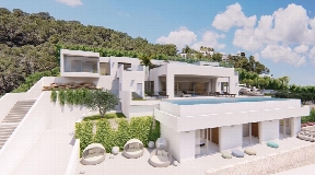 Exceptional land with license and private new villa for sale in Roca Llisa