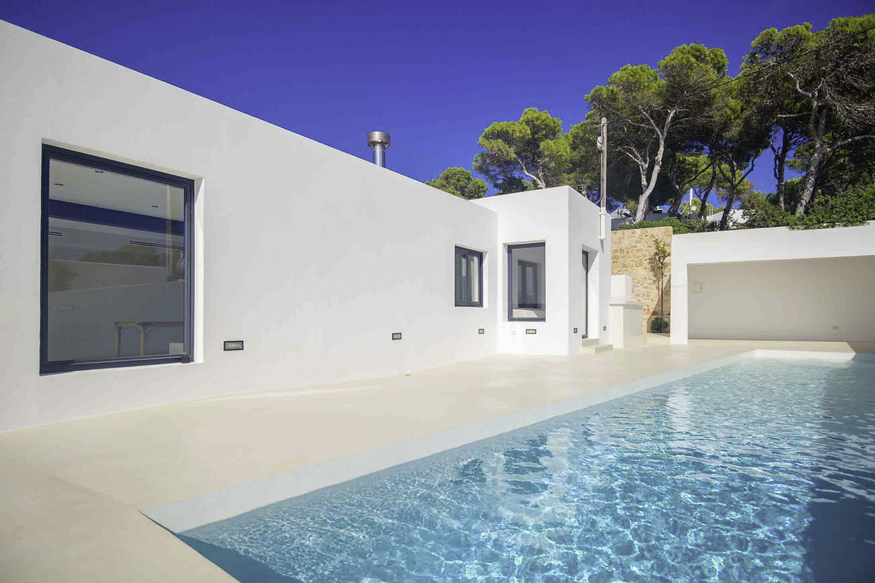 Modern villa in Cala Codolar with fantastic views to the sea