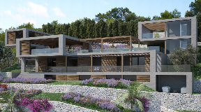 Very nice project on a plot with super sea view in Ibiza