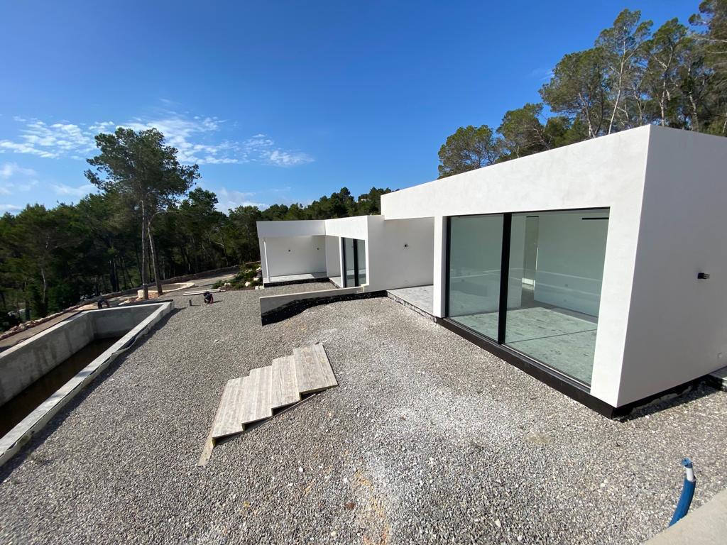 Brand new built villa with beautiful views in a rural area close to Santa Eulalia