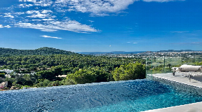 High quality modern villa in Can Furnet with breathtaking panoramic views
