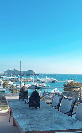 Very nice renovated penthouse in Marina Botafoch with beautiful sea view and Dalt Vila