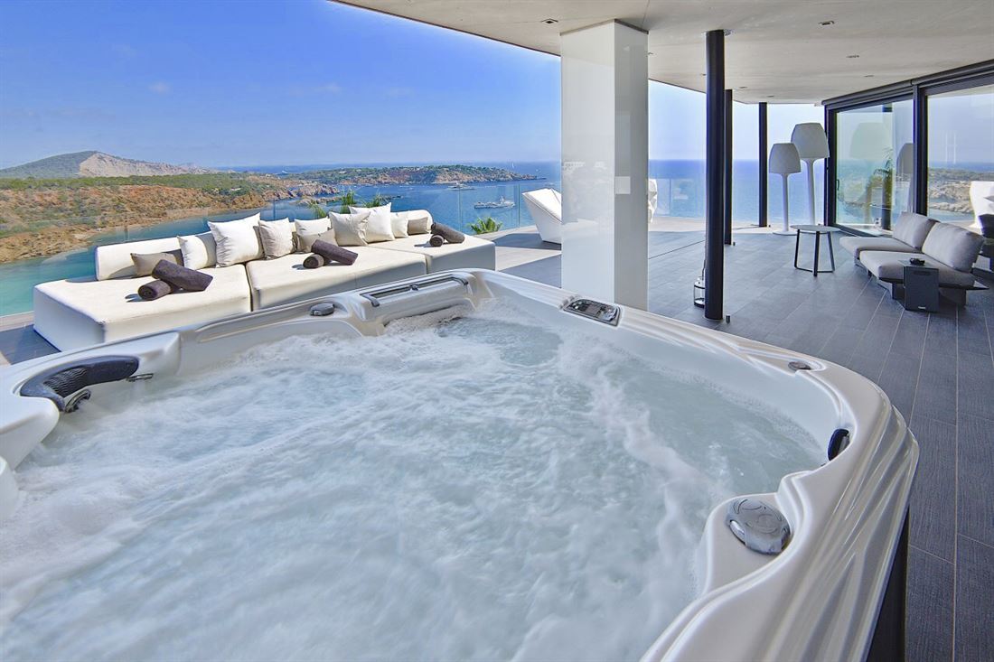 Villa Azul is one of the most luxurious and high tech villas on Ibiza