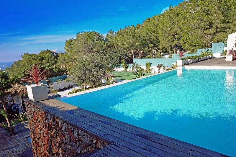 Luxury 6 bedroom villa for rent in Cala Salada with fantastic views