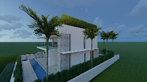 Very nice modern house of 250 m2 with sea views in Ses Torres