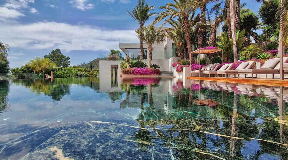Magnificent villa for sale with panoramic view of the sea in Ibiza
