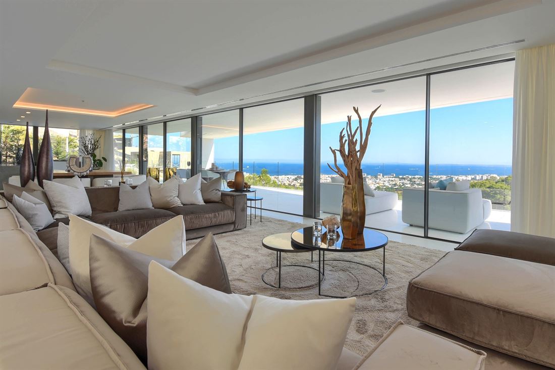 Luxury villa with fantastic se views in Cas Mut - Ibiza
