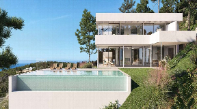 Unveiling a new luxury villa in Ibiza's with premier destination and sea view