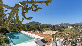Beautiful renovated Finca from the 17th century ibizan style with landscape and sea view
